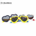 forma de corazón para niños gafas de sol bebé juguete gafas bebé gafas de sol